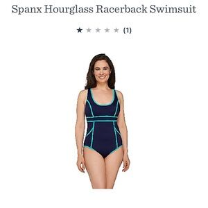 Brand New Spanx Hourglass Racerback Swimsuit- Size 6